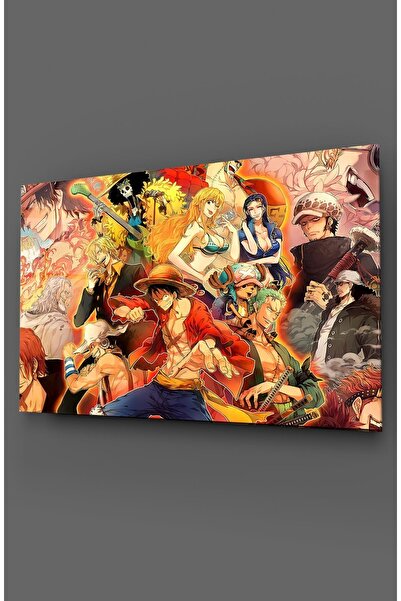 TAULART Pictură pe sticlă cu personaje anime mixte