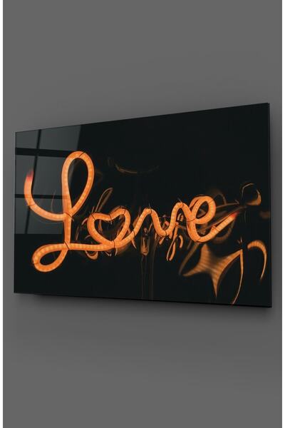 TAULART Love So Love pictură pe sticlă