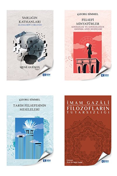 SEN YAYINLARI Felsefe Seti 4 Kitap
