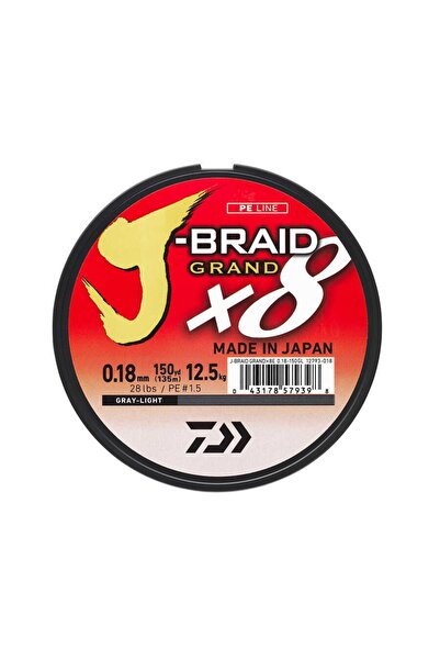 daiwa J-braid Grand 8b 270 M Grey Ip Misina