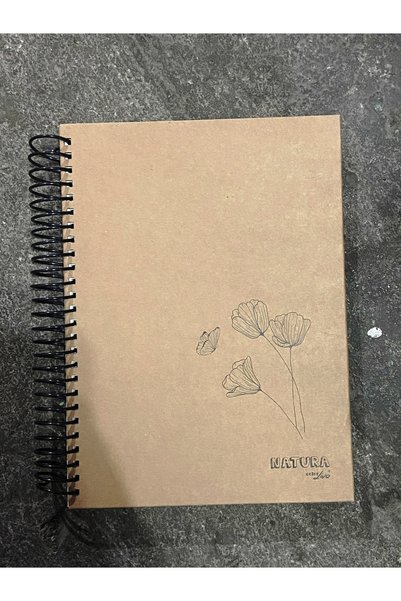 Kıvılcım Kraft 17*24 Sert Kapak Kareli Defter
