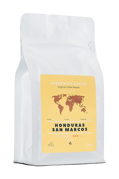 Greenwich Coffee Honduras San Marcos | Filtre Kahve Çekirdek Kahve Espresso V60 %100 Arabica 250 gr