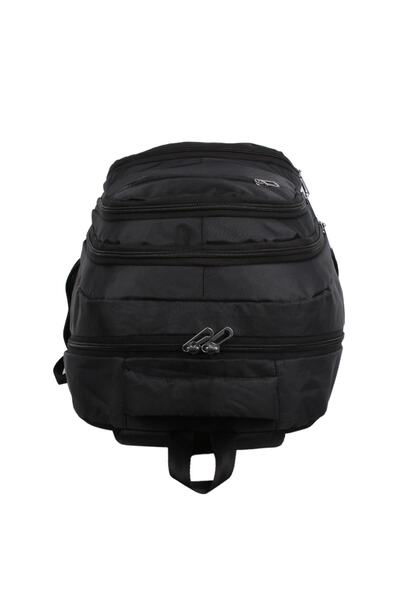 Bagacar 620 Black Unisex School And Daily Large Backpack