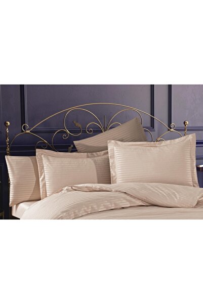 Finezza Bella Bamboo Jacquard Fabric Beige Double Oxford 60X80 cm Pillow Case...