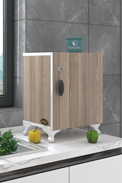 Kenzlife Mutfak Dolabı Zehra 068*030*032 Crd Kilitli Tekerlekli Banyo Evrak O...