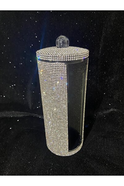 Lüks Taş Makyaj Organizeri [taşlı Pamukluk ]