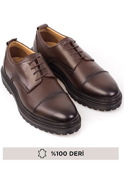 maximoda Γνήσιο δέρμα, χοντρή σόλα, δερμάτινα ανδρικά κλασικά παπούτσια
