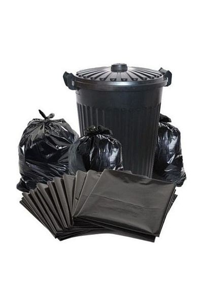 ERSİN AMBALAJ Jumbo Garbage Bag Roll Black J400 80x110 400 gr 10 Pieces 20 Pieces