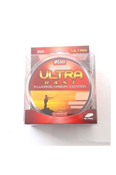 ASSO 300m Balıkmarketim Fir de pescuit acoperit cu fluorocarbon Ultra Cast