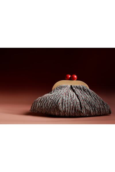 Galinatalier Tasarım Kumaş Cluch Çanta