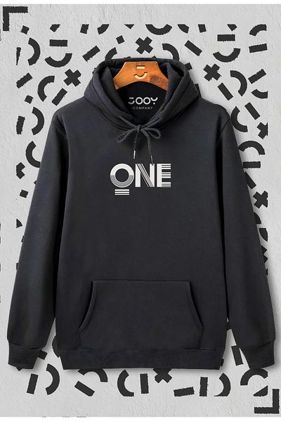 Jooy Company Суитшърт с качулка One Printed