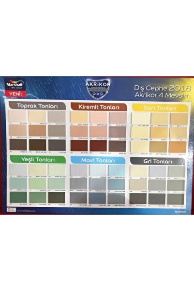 Marshall Akrikor Silicone+Acrylic Exterior Paint 15 Lt