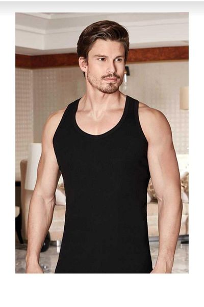 Berrak 1029 Men's Elestan Athlete Undershirt 6 Pieces