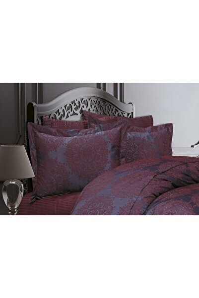 Finezza Тиара Бамбук Жакардова тъкан Бордо Двойна Оксфорд 60x80cm Калъф за въ...