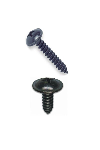 CEKSAN Sac Vidası Rysb Pullu Başlı Siyah Vida 3.5x9.5mm 50 Adet
