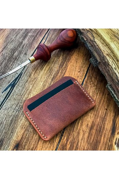 Atölye Çınar Leather Handmade Genuine Leather Handmade Card Holder