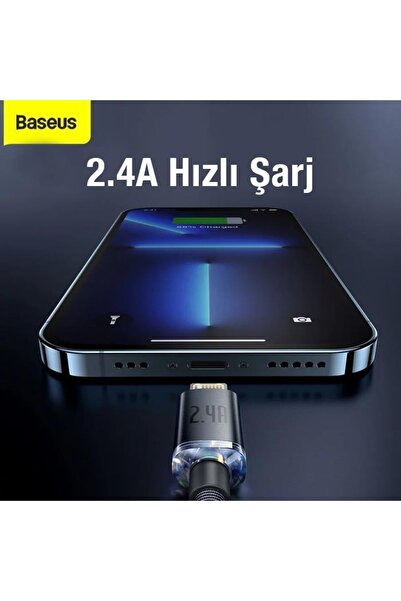 Baseus 1.2 Metre 20w Hızlı Iphone Lightning Şarj Ve Data Kablosu, 480mbps Dayanıklı Kopmaz Iph Kablo