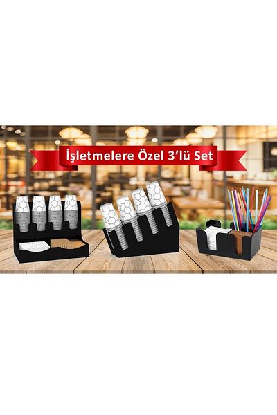 decorelax Tea Coffee Cup Unit - Straw Holder