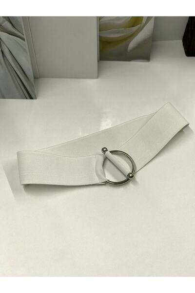 Fiori Elastický dámský pásek s kroužkem a přezkou na ohlávce, pásek do bundy, pásek do košile, pásek na šaty