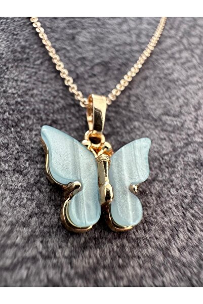 CHARM Mother of Pearl Plated Butterfly Pendant