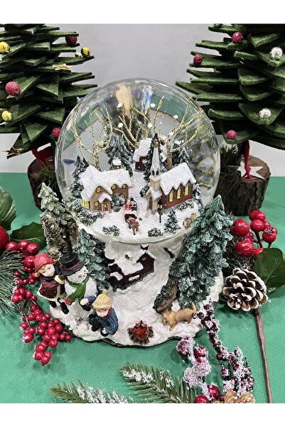Kakosan Musicbox Kingdom- 46076 Magnificent Deluxe Kar Küresi 22 Cm Işıklı Mü...