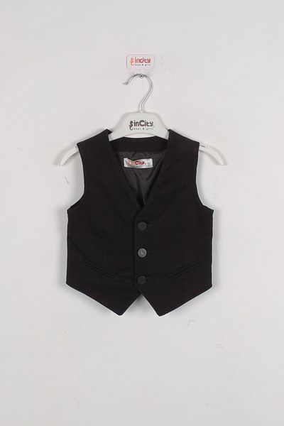 incity Boy's Black Vest