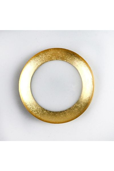 HERITAGE Gold Leaf Tape Glass Serving Plate 13 Cm