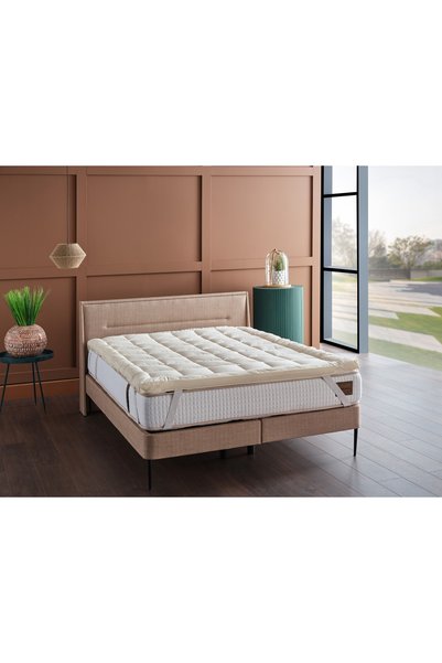 Doqu Home Yün Yatak Pedi Beyaz - 90 x 190 cm