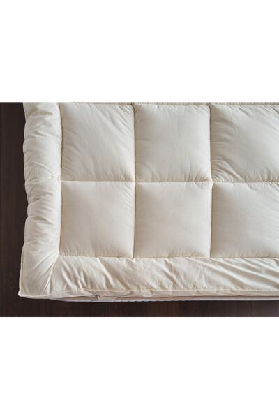Doqu Home Yün Yatak Pedi Beyaz - 90 x 190 cm