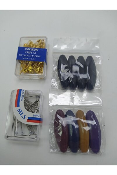 DİBA AVM 108 bucăți 4 bucăți set de cleme pentru ac pentru eșarfă turban șal ...