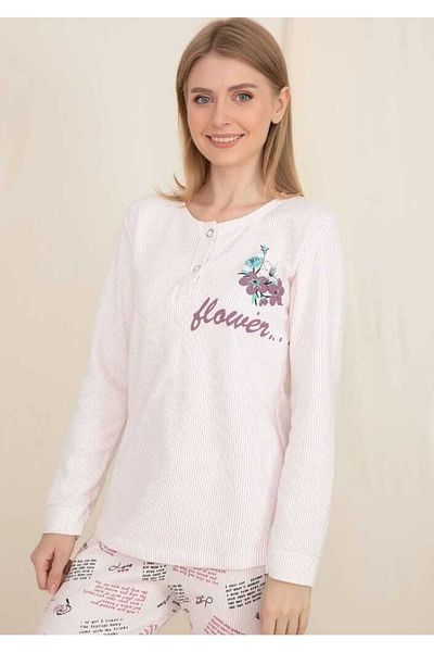 WESHA Claret Red Seasonal Long Sleeve Pajama Set with Eye Patch