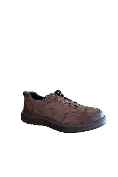 JAMES FRANCO M6791 Hakiki Deri Günlük Ortapedik Taban Kahverengi Erkek Kışlık Ayakkabı