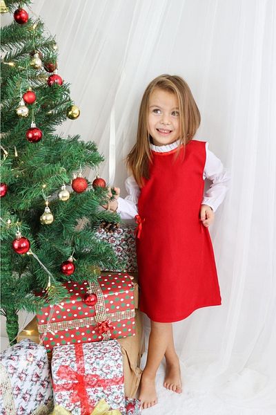 le petit sole Rochie pentru fete Red Velvet