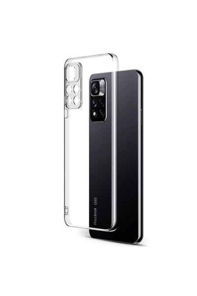 Ceptex جراب سيليكون شفاف متوافق مع هاتف Xiaomi Redmi Note 11 Note 11s