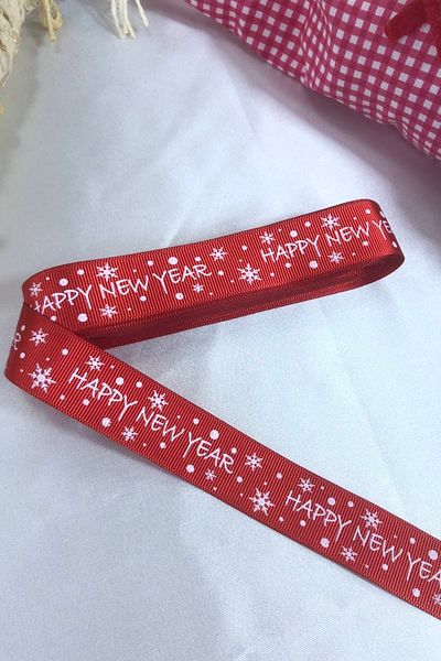 Bontex 2023 Decoration Gift Packaging Ribbon Red Happy New Year – Ribbon – Ribbon