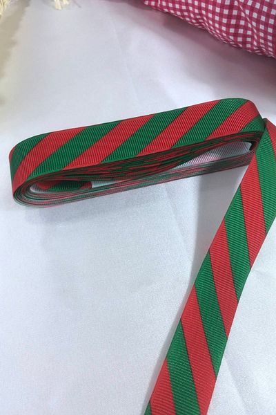 Hobigram Πρωτοχρονιάτικο Στολίδι Πακέτο Κορδέλα Πράσινη Κόκκινη Ρίγα – Πρωτοχρονιάτικο Στολίδι – Πρωτοχρονιάτικο Στολίδι