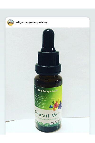 Röhnfried Gervit-w Multivitamin 20 ml Tüm Kafes Kuşları Için Bölünmüş