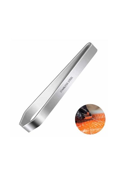 Omnisoft Epx Bkc-01 Stainless Steel Fish Fishbone Tweezers