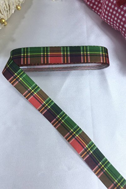 Genel Markalar Yeniyıl 2026 Hediye Paketleme Kurdelesi Kırmızı Yeşil Ekoseli ...