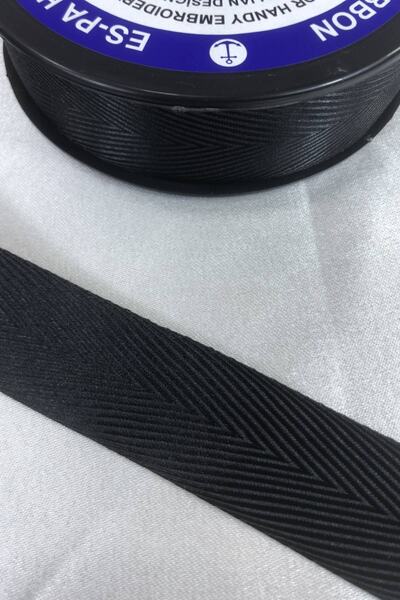 Hobigram Black Houndstooth Ribbon Η τιμή είναι για 1 μέτρο – Κορδέλα, Κομψό Σχέδιο, Γυναικείο Αξεσουάρ – Κορδέλα