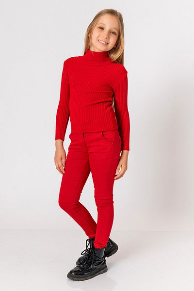 incity Girl's Slim Fit Turtleneck Knitwear Bodysuit