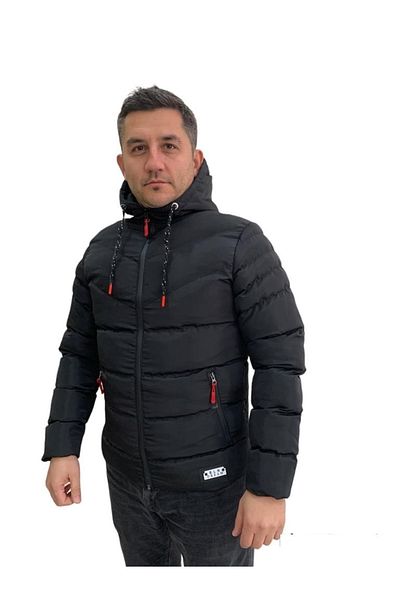 WeekJack Ανδρικό παλτό με κουκούλα
