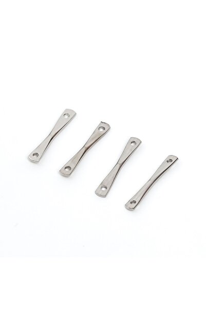 yfhobi 20 Adet - 14 Mm Nikel Kaplama Metal Çift Delikli Ara Aparat, Takı Apar...