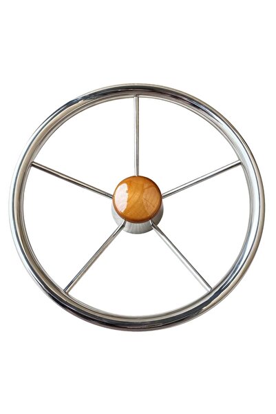 Savoretti Armando Tekne Direksiyon Simidi 40cm Paslanmaz Tipo4 Tekne Dümen Si...