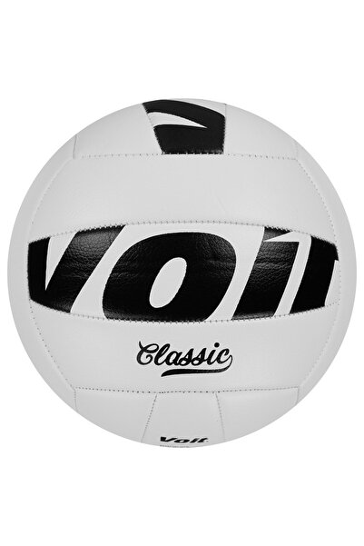 Voit Classic Stitched No. 5 Volleyball Ball White Black