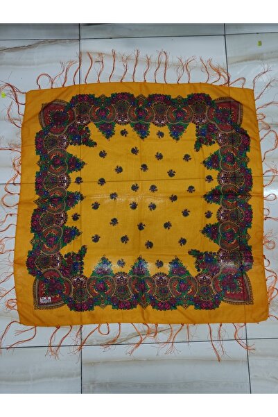 BERÇİN TAKI Püsküllü Yöresel Şal Hamavi Şal Otantik Yazma