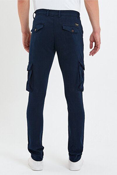 Whitesea Pamuklu Slim Fit Kargo Pantolon
