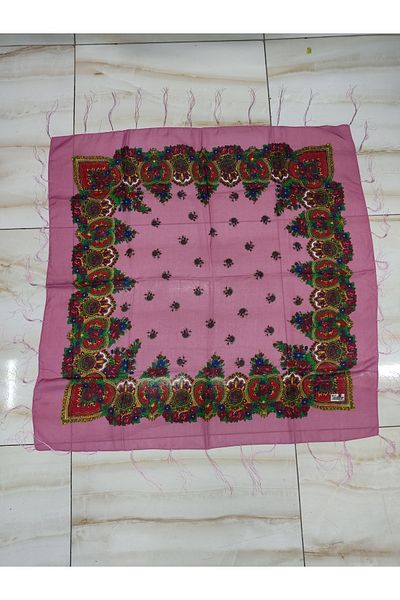 BERÇİN TAKI Local Shawl Tasseled Hamavi Shawl Authentic Writing