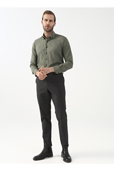 SÜVARİ Normal Bel Normal Paça Slim Fit Siyah Erkek Pantolon Pn2020500517