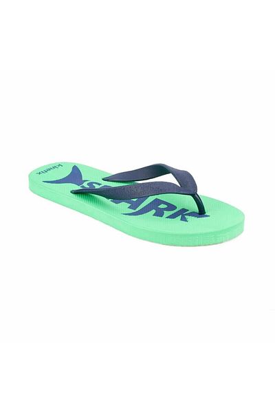 Kinetix Shark Green Men's Slippers